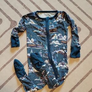 Little sleepies Midnight Express Train Pajamas